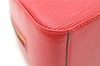 Authentic Louis Vuitton Epi Jasmine Hand Bag Red M52082 LV 2167D
