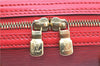 Authentic Louis Vuitton Epi Jasmine Hand Bag Red M52082 LV 2167D