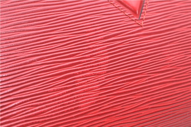 Authentic Louis Vuitton Epi Jasmine Hand Bag Red M52082 LV 2167D