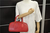 Authentic Louis Vuitton Epi Jasmine Hand Bag Red M52082 LV 2167D