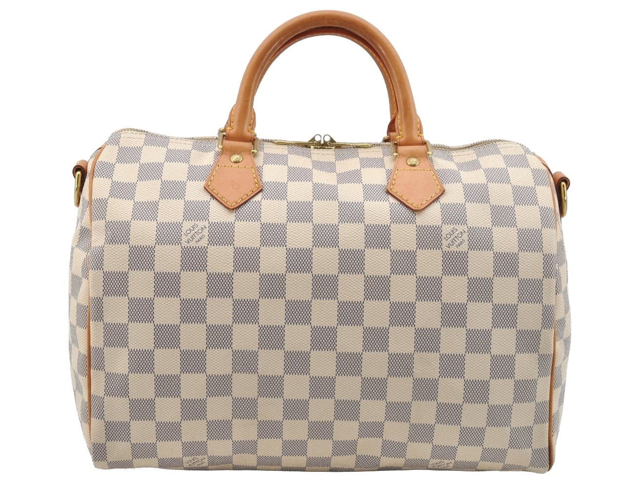 Authentic Louis Vuitton Damier Azur Speedy Bandouliere 30 N41373 Hand Bag 2167I