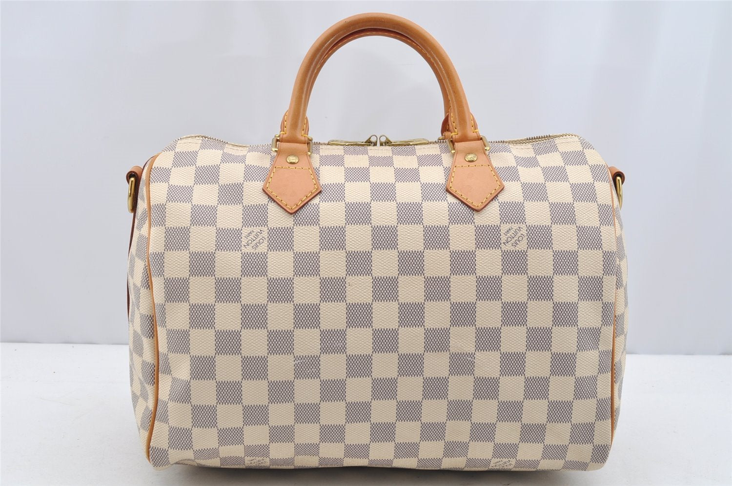 Authentic Louis Vuitton Damier Azur Speedy Bandouliere 30 N41373 Hand Bag 2167I