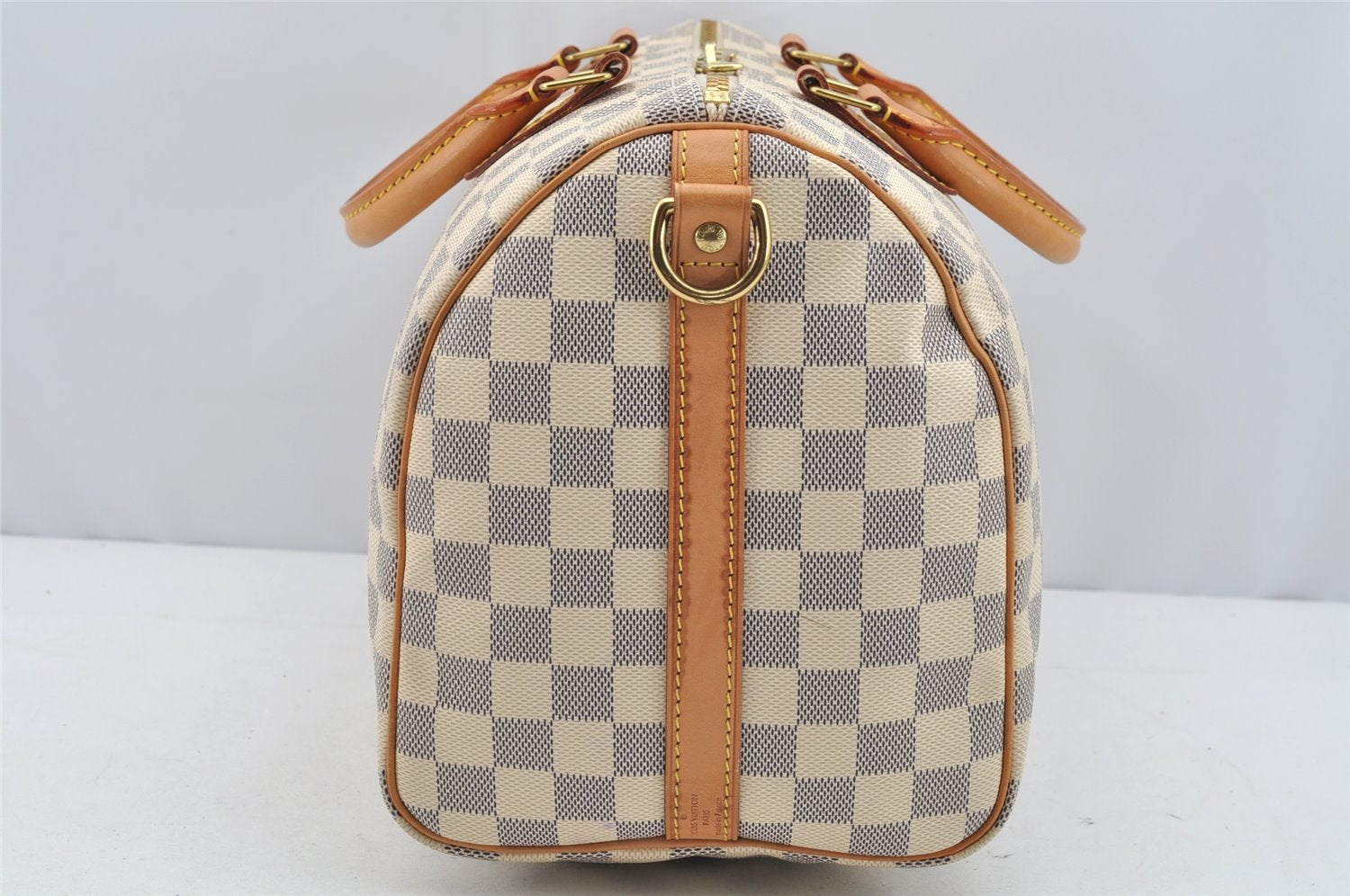 Authentic Louis Vuitton Damier Azur Speedy Bandouliere 30 N41373 Hand Bag 2167I
