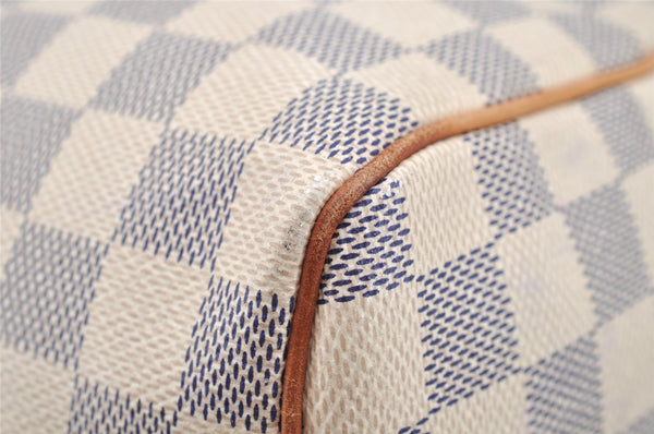 Authentic Louis Vuitton Damier Azur Speedy Bandouliere 30 N41373 Hand Bag 2167I