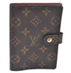 Authentic Louis Vuitton Monogram Agenda PM Notebook Cover R20005 LV 2168B