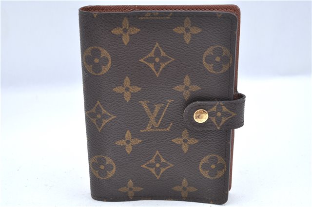 Authentic Louis Vuitton Monogram Agenda PM Notebook Cover R20005 LV 2168B