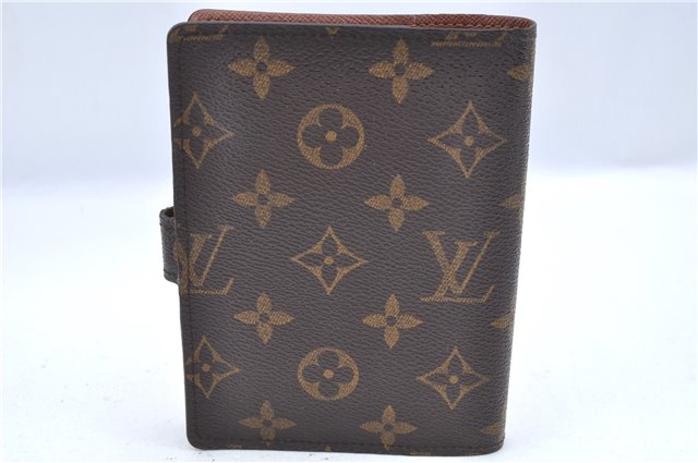 Authentic Louis Vuitton Monogram Agenda PM Notebook Cover R20005 LV 2168B