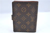 Authentic Louis Vuitton Monogram Agenda PM Notebook Cover R20005 LV 2168B