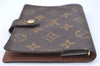 Authentic Louis Vuitton Monogram Agenda PM Notebook Cover R20005 LV 2168B