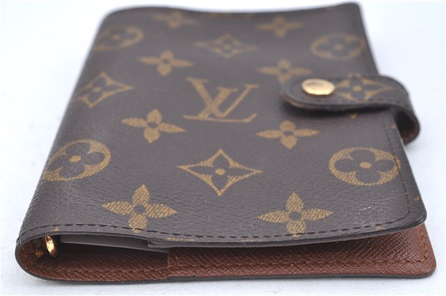Authentic Louis Vuitton Monogram Agenda PM Notebook Cover R20005 LV 2168B