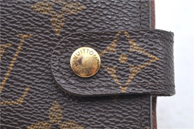 Authentic Louis Vuitton Monogram Agenda PM Notebook Cover R20005 LV 2168B