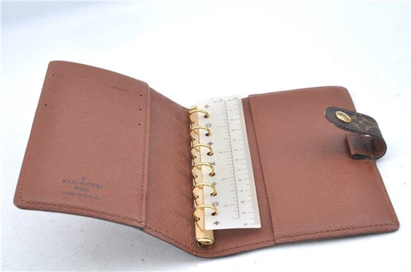 Authentic Louis Vuitton Monogram Agenda PM Notebook Cover R20005 LV 2168B