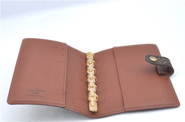 Authentic Louis Vuitton Monogram Agenda PM Notebook Cover R20005 LV 2168B