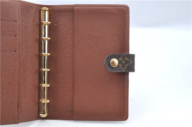 Authentic Louis Vuitton Monogram Agenda PM Notebook Cover R20005 LV 2168B