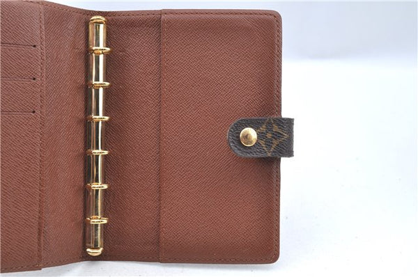 Authentic Louis Vuitton Monogram Agenda PM Notebook Cover R20005 LV 2168B