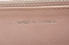 Authentic CHANEL Caviar Skin CC Logo Chain Shoulder Long Wallet Pink Box 2168I