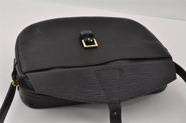 Authentic Louis Vuitton Epi Jeune Fille Shoulder Cross Bag Black M52152 LV 2169I