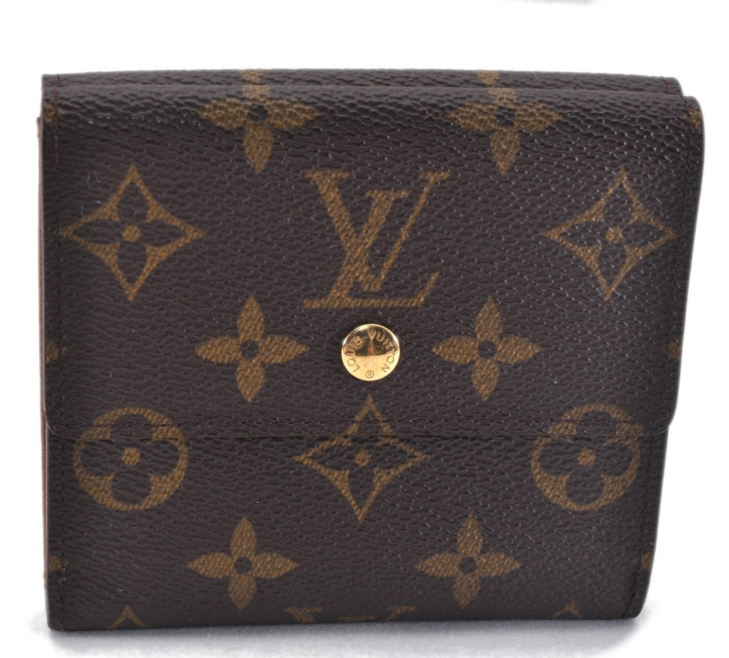 Authentic Louis Vuitton Monogram M61652 Porte Monnaie Billet Carte Credit 2170F