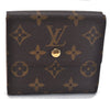 Authentic Louis Vuitton Monogram M61652 Porte Monnaie Billet Carte Credit 2170F