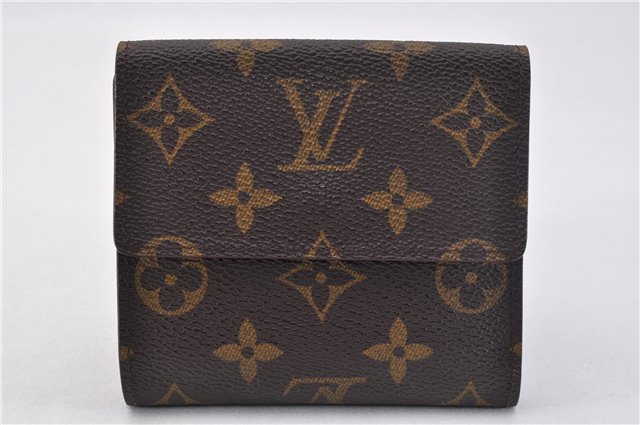 Authentic Louis Vuitton Monogram M61652 Porte Monnaie Billet Carte Credit 2170F