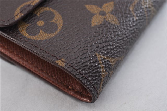 Authentic Louis Vuitton Monogram M61652 Porte Monnaie Billet Carte Credit 2170F