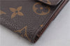 Authentic Louis Vuitton Monogram M61652 Porte Monnaie Billet Carte Credit 2170F