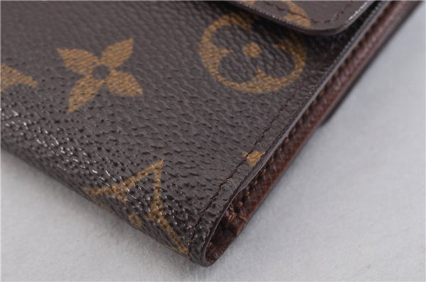 Authentic Louis Vuitton Monogram M61652 Porte Monnaie Billet Carte Credit 2170F