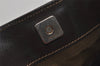 Authentic FENDI Zucca Shoulder Hand Tote Bag Canvas Leather Brown Black 2170I