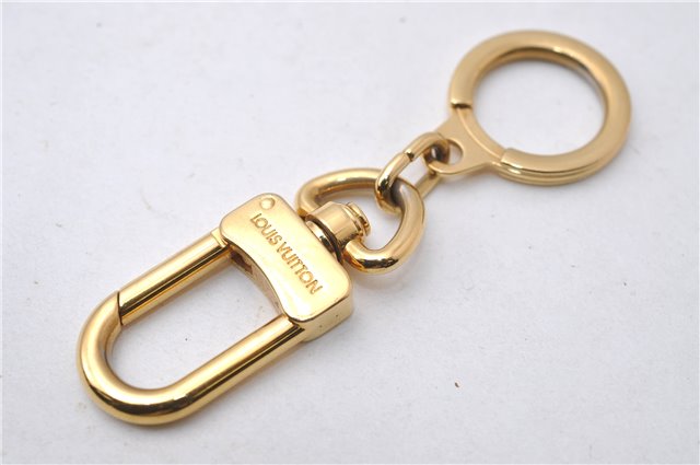 Authentic Louis Vuitton Charm Key Chain Anokre Gold M62694 LV 2172D