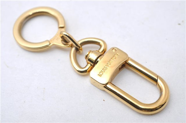 Authentic Louis Vuitton Charm Key Chain Anokre Gold M62694 LV 2172D