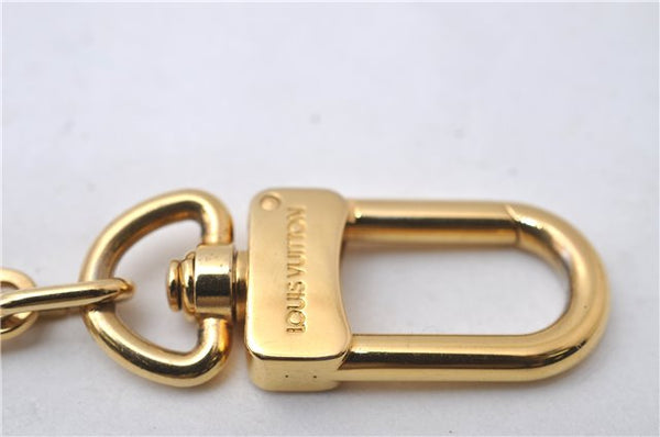 Authentic Louis Vuitton Charm Key Chain Anokre Gold M62694 LV 2172D