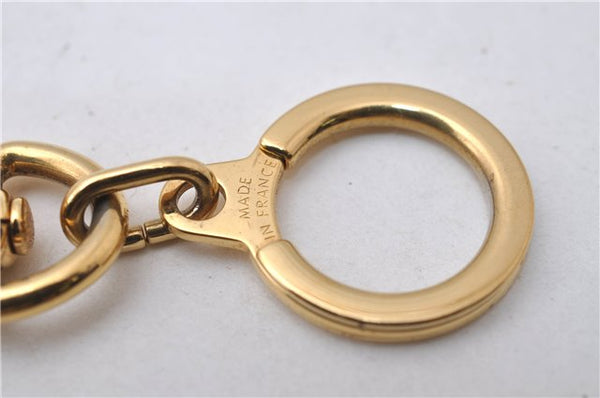 Authentic Louis Vuitton Charm Key Chain Anokre Gold M62694 LV 2172D