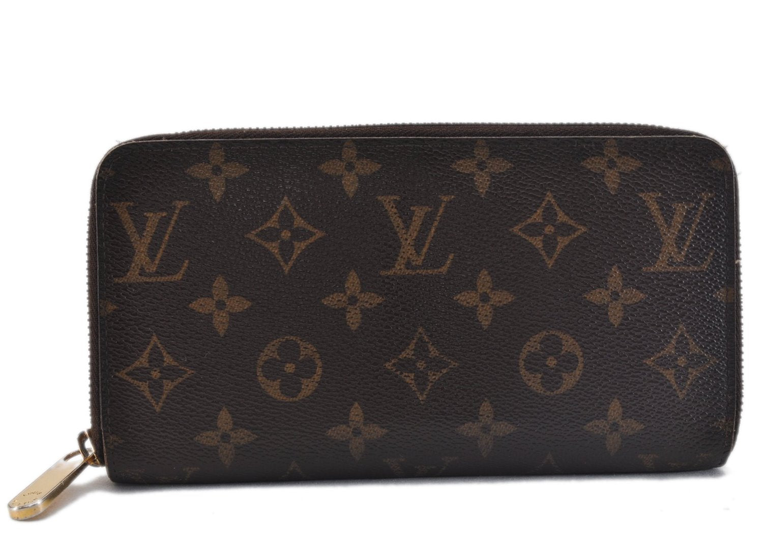 Authentic Louis Vuitton Monogram Zippy Long Wallet Purse M60017 LV 2172F