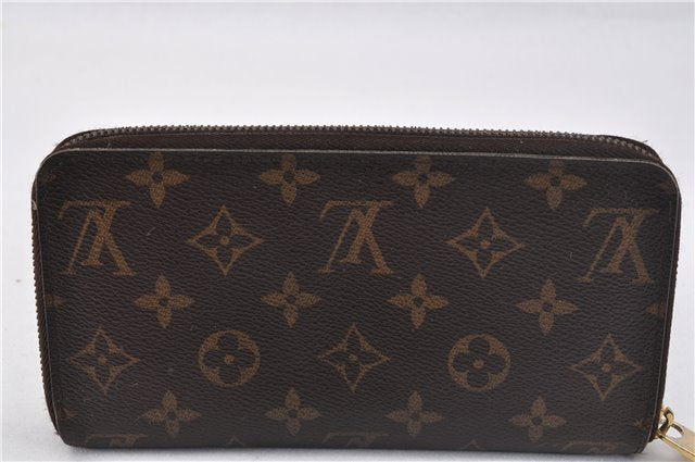 Authentic Louis Vuitton Monogram Zippy Long Wallet Purse M60017 LV 2172F