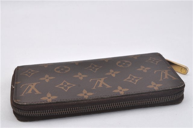 Authentic Louis Vuitton Monogram Zippy Long Wallet Purse M60017 LV 2172F