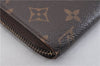 Authentic Louis Vuitton Monogram Zippy Long Wallet Purse M60017 LV 2172F