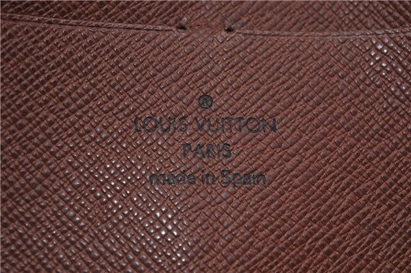 Authentic Louis Vuitton Monogram Zippy Long Wallet Purse M60017 LV 2172F