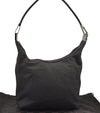 Authentic GUCCI Web Sherry Line Shoulder Bag Canvas Leather 01234 Black 2172I