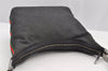 Authentic GUCCI Web Sherry Line Shoulder Bag Canvas Leather 01234 Black 2172I