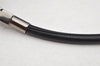 Authentic GUCCI Web Sherry Line Shoulder Bag Canvas Leather 01234 Black 2172I