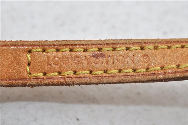 Authentic Louis Vuitton Leather Shoulder Strap Beige 47.2