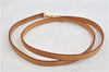 Authentic Louis Vuitton Leather Shoulder Strap Beige 46.5" LV 2175D
