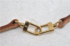 Authentic Louis Vuitton Leather Shoulder Strap Beige 46.5" LV 2175D
