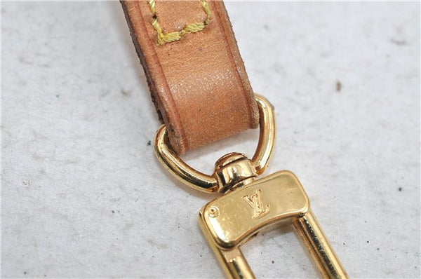 Authentic Louis Vuitton Leather Shoulder Strap Beige 46.5" LV 2175D