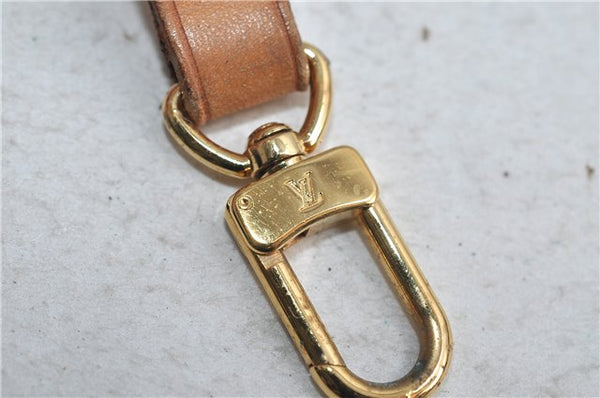 Authentic Louis Vuitton Leather Shoulder Strap Beige 46.5" LV 2175D