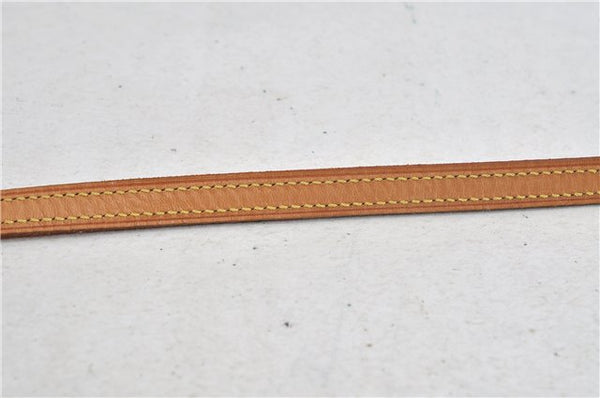Authentic Louis Vuitton Leather Shoulder Strap Beige 46.5" LV 2175D