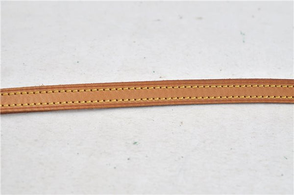 Authentic Louis Vuitton Leather Shoulder Strap Beige 46.5" LV 2175D