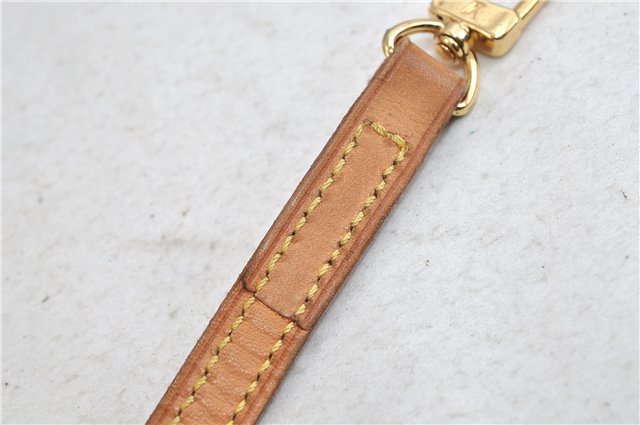 Authentic Louis Vuitton Leather Shoulder Strap Beige 46.5