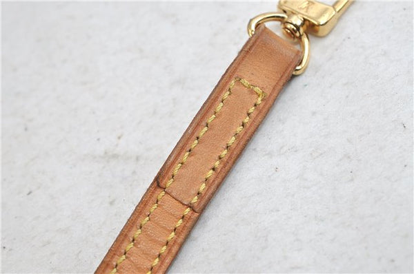 Authentic Louis Vuitton Leather Shoulder Strap Beige 46.5" LV 2175D