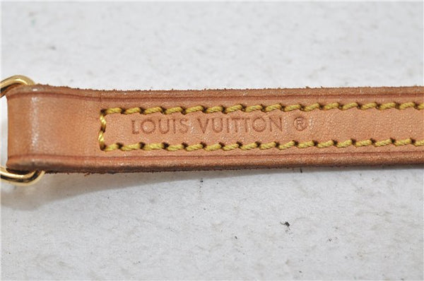 Authentic Louis Vuitton Leather Shoulder Strap Beige 46.5" LV 2175D
